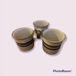 3 vintage Otagiri “Horizon” mugs